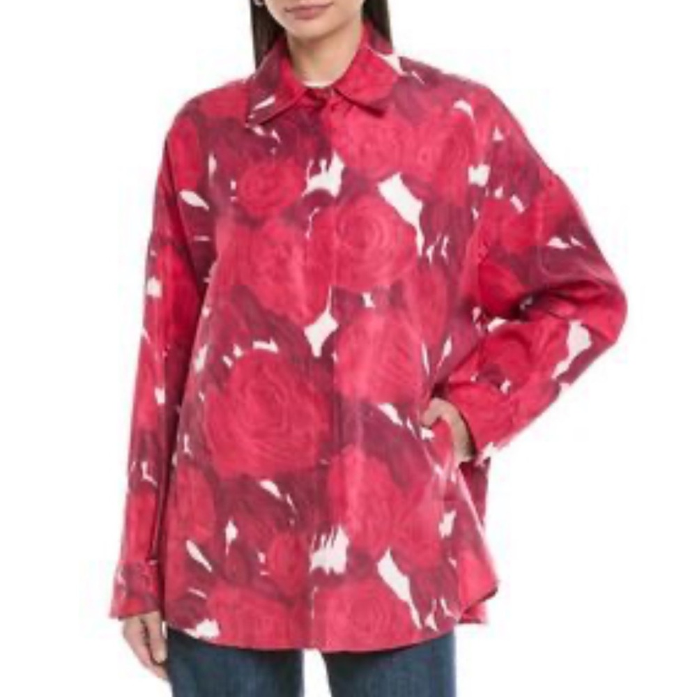 VALENTINO GARAVANI
Rose-Print Button Down Shirt Jacket It38 NWT - Picture 14 of 14